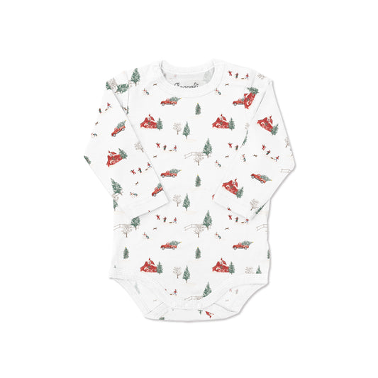 Coccoli Modal Romper Long Sleeve Bodysuit - Winter Barns 3M