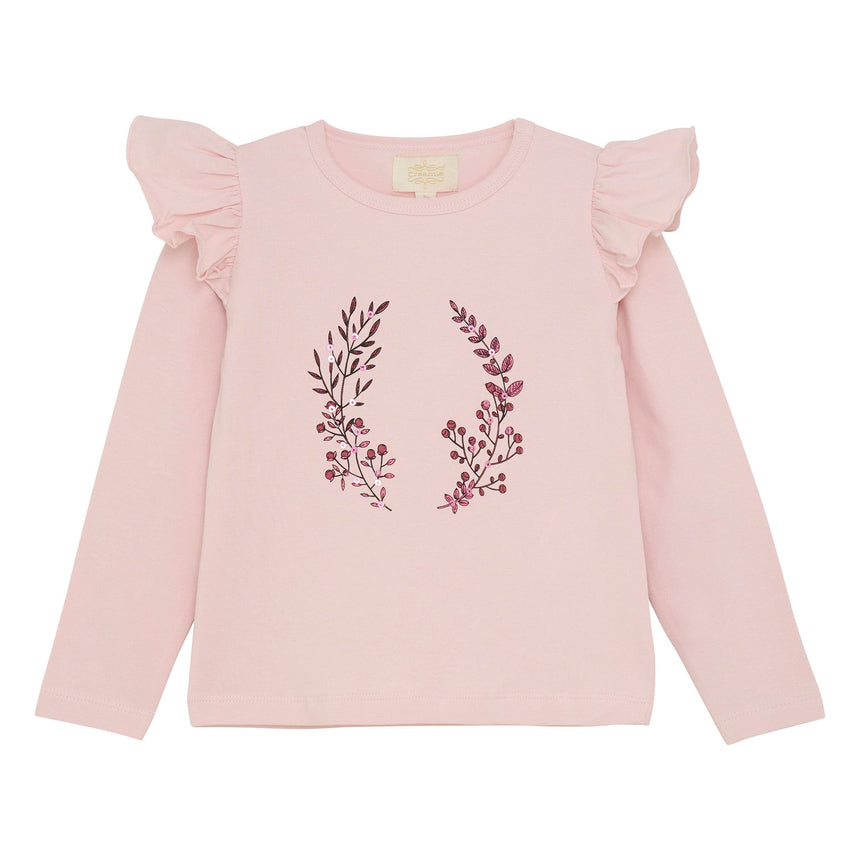 Creamie - Frill T-shirt Pink - 2Y