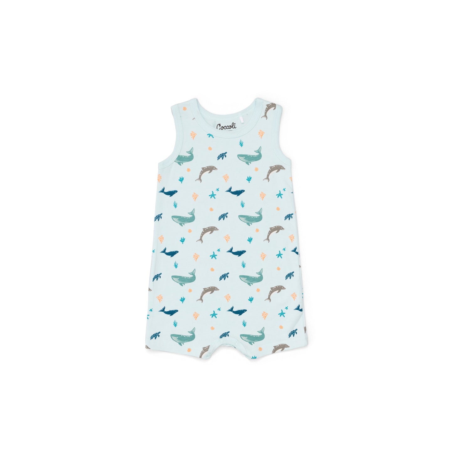 Coccoli - Sleeveless Modal Romper - 12M
