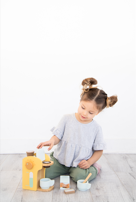 Barista In Training Wooden Coffee Toy Set