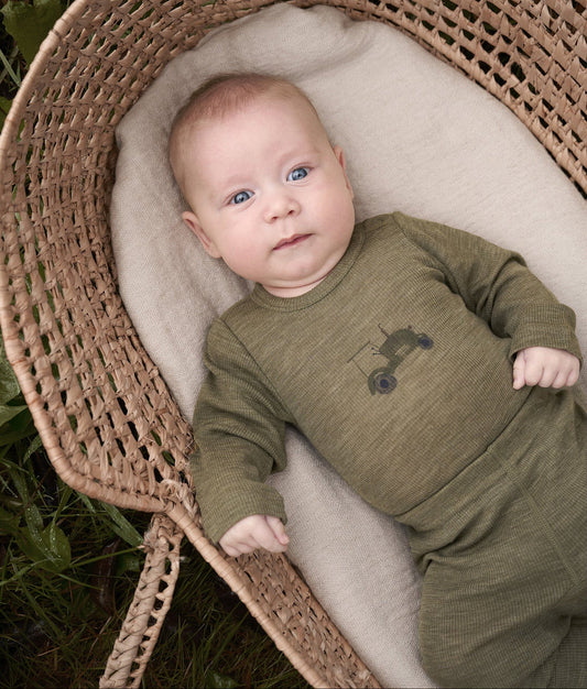 Celavi - Baby Pants Made of Merino Wool - 3M