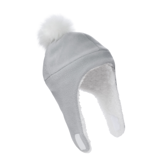 Stonz Fleece Hat for Baby and Toddler - Sherpa Lined with Chin Strap