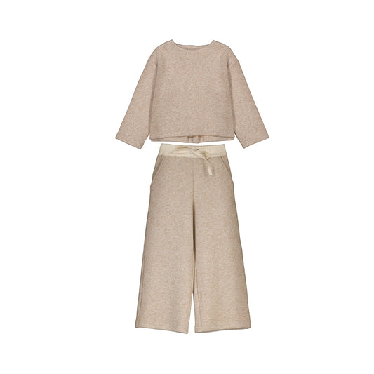 Mayoral - Knit Pants Set - Toffee