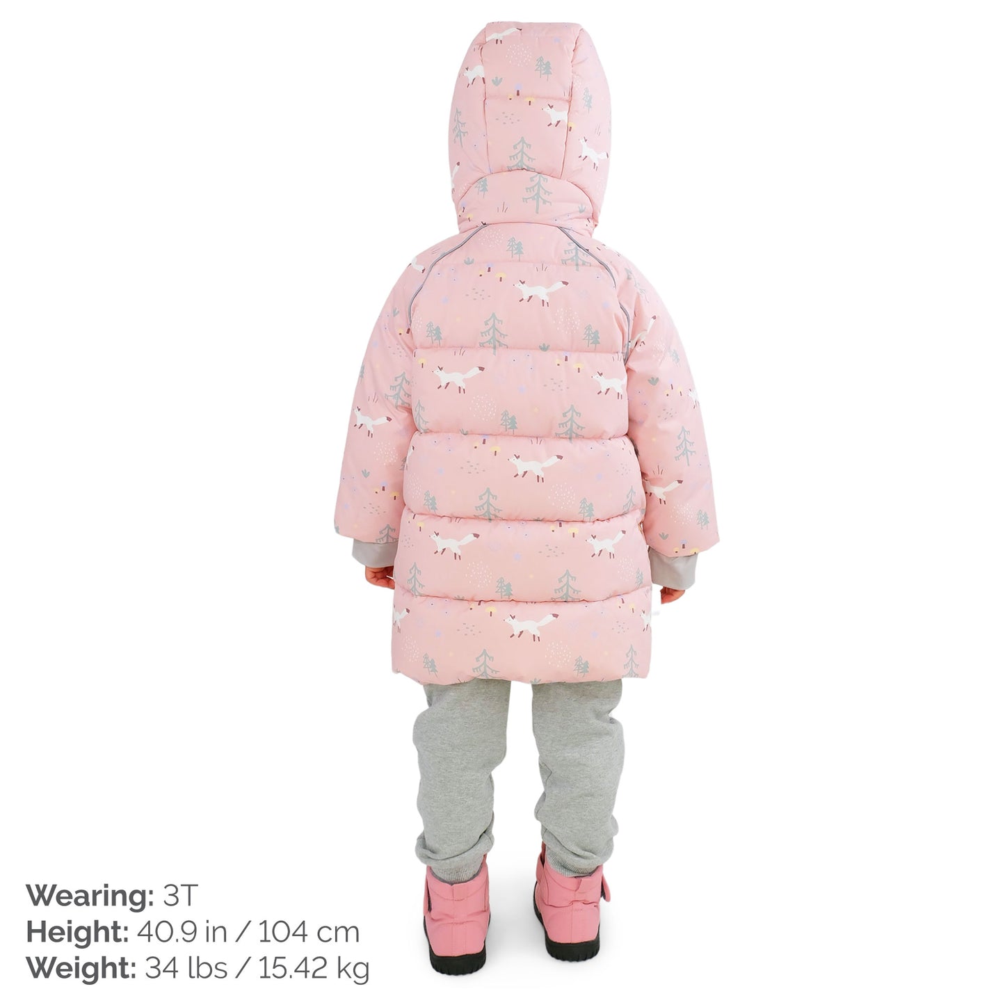 Jan & Jul Pink Forest | Kids Winter Coat