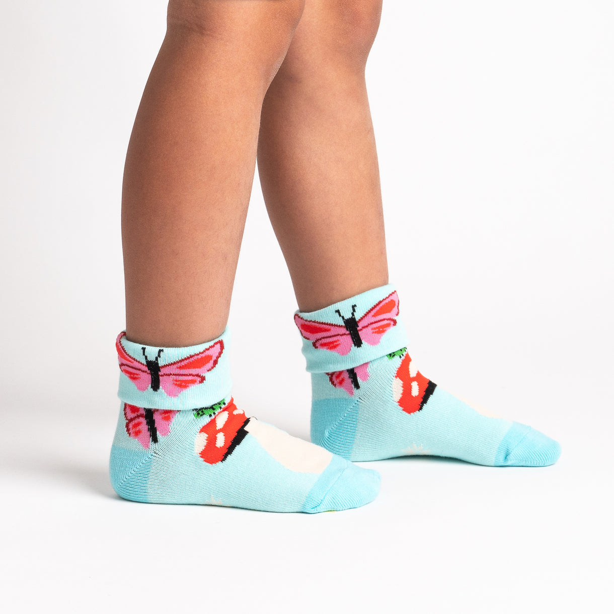 Sock It To Me - Youth Turn Cuff : Out Pops a Butterfly