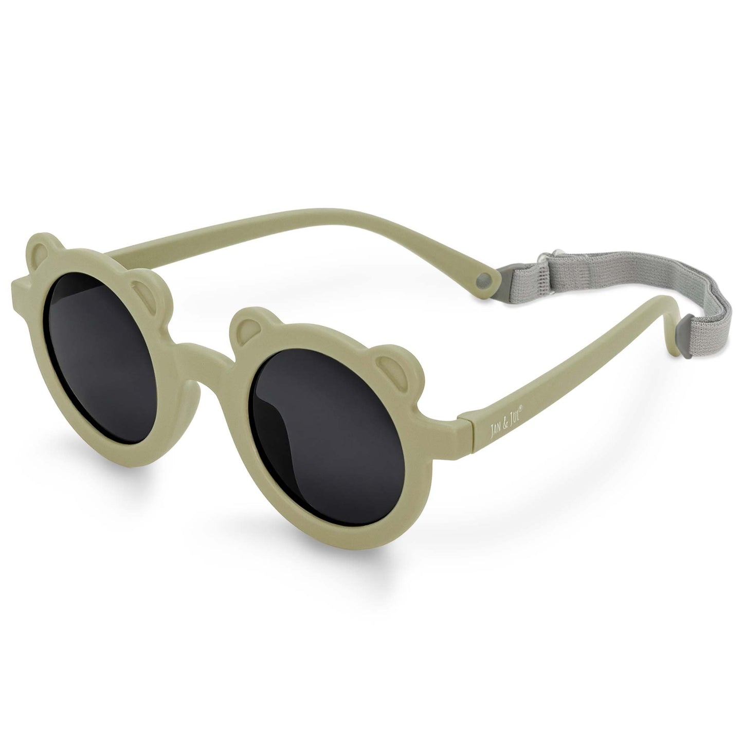 Jan & Jul - Kids Polarized Bear Sunglasses Olive Khaki 2