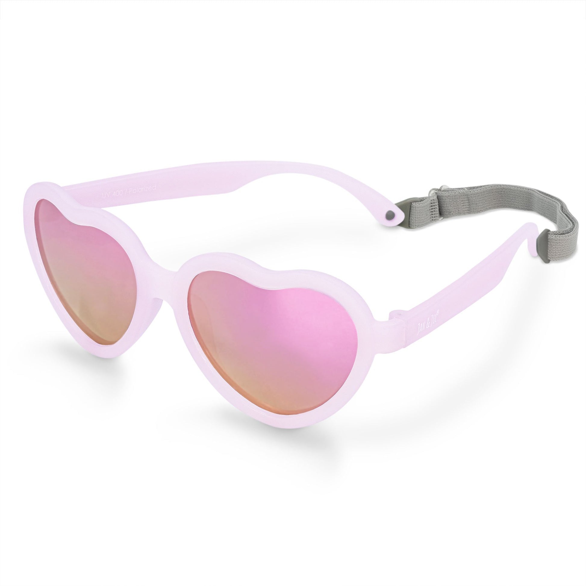 Jan & Jul - Kids Polarized Heart Sunglasses Light Purple 1