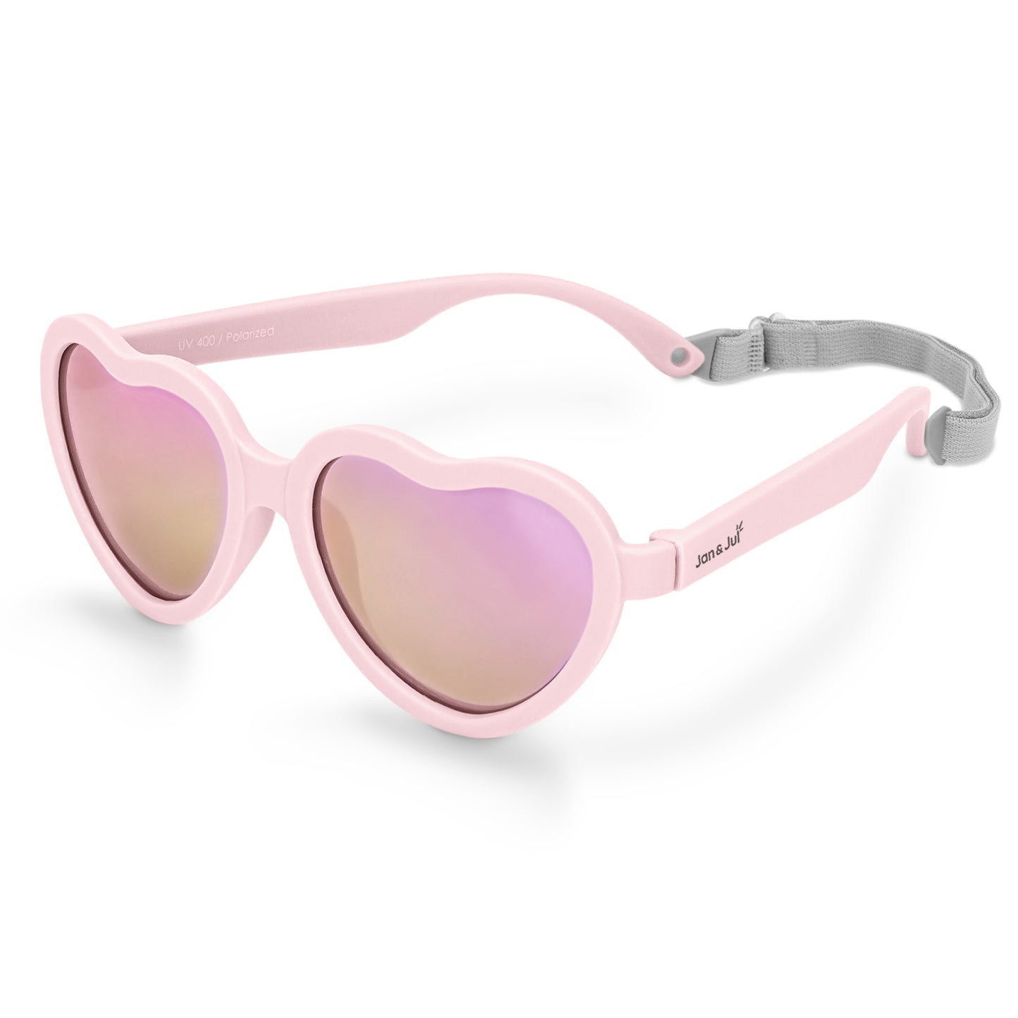 Jan & Jul - Kids Polarized Heart Sunglasses Pink 2