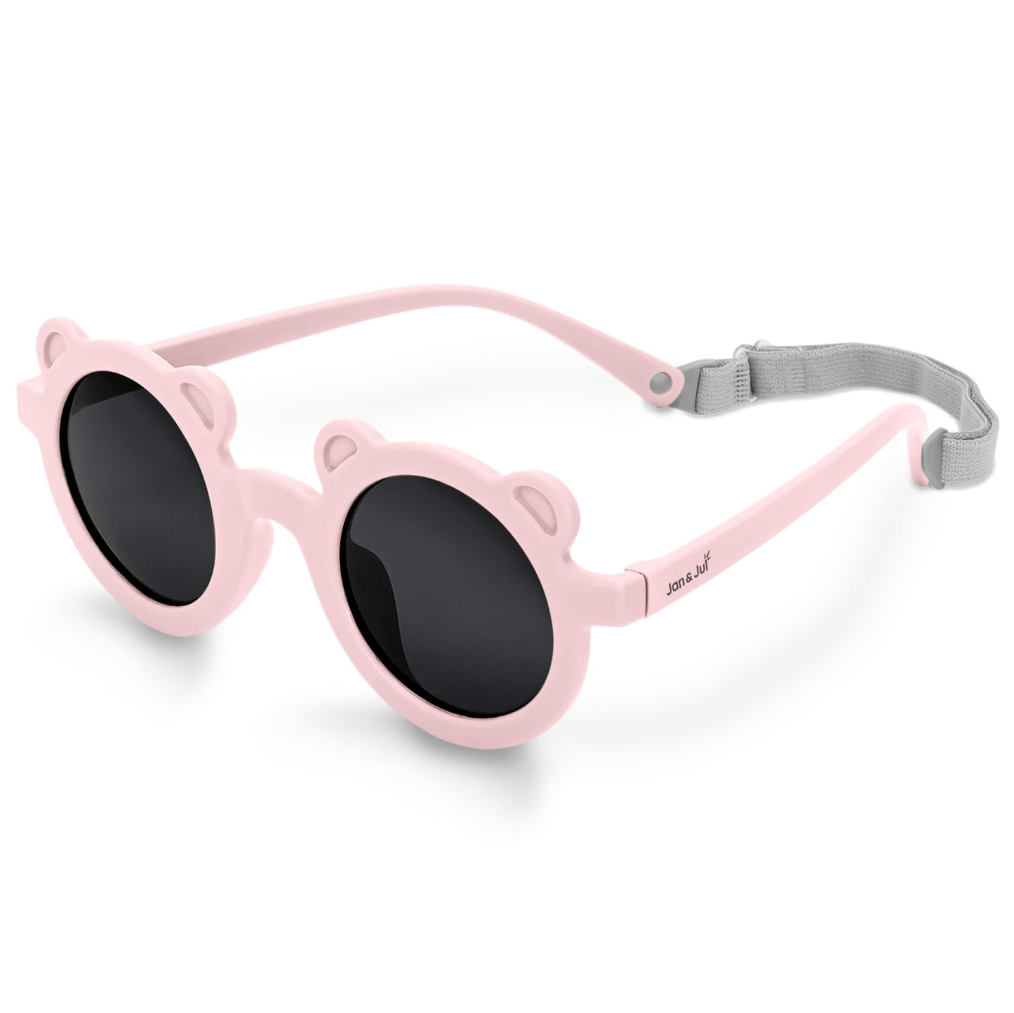 Jan & Jul Kids Polarized Bear Sunglasses Soft Pink 2
