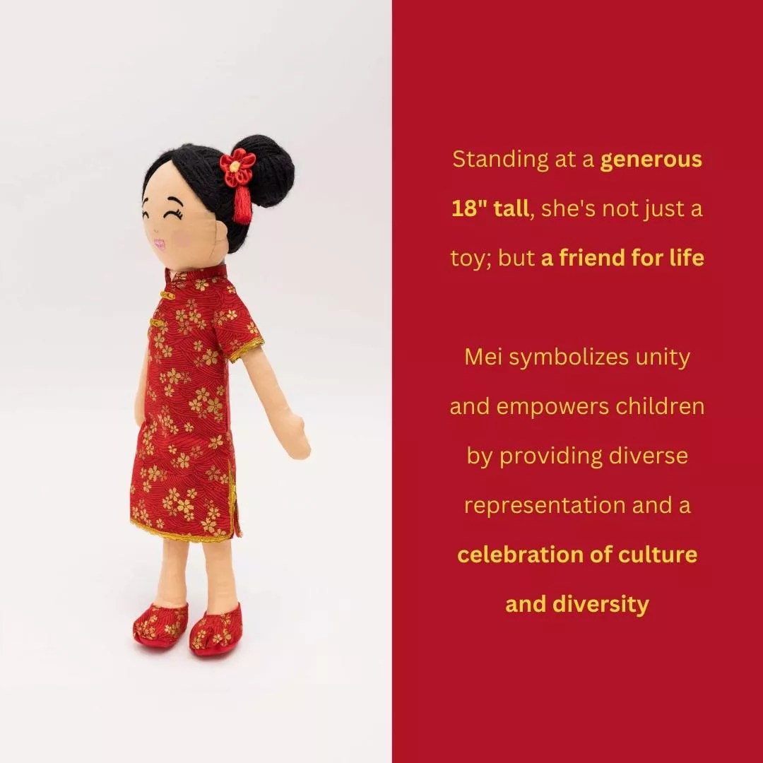 Joeydolls Chinese "Mei" Cultural Doll