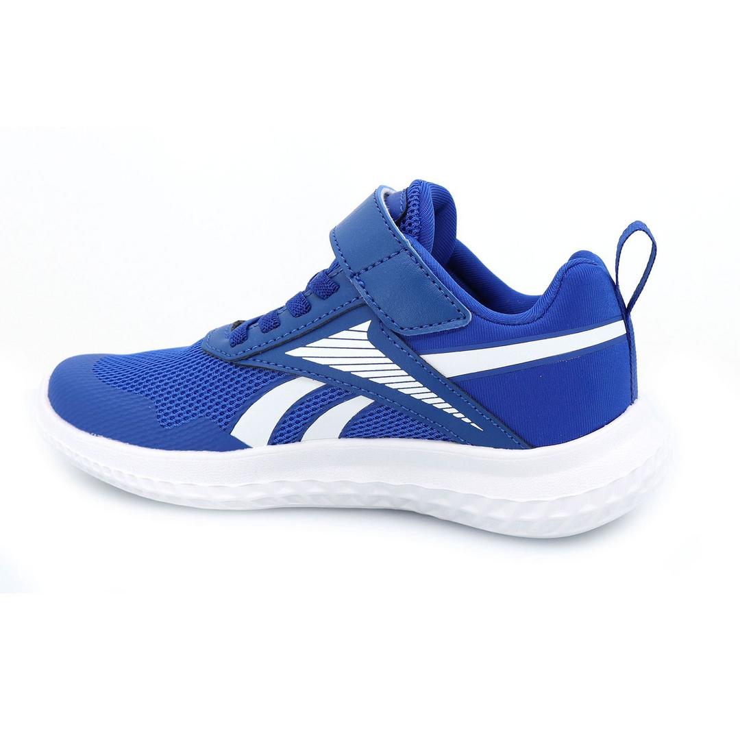 Reebok - Rush Runner 5 Elastic Lace & Top Strap - Blue/Blue/White
