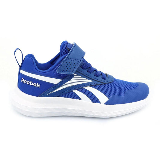 Reebok - Rush Runner 5 Elastic Lace & Top Strap - Blue/Blue/White