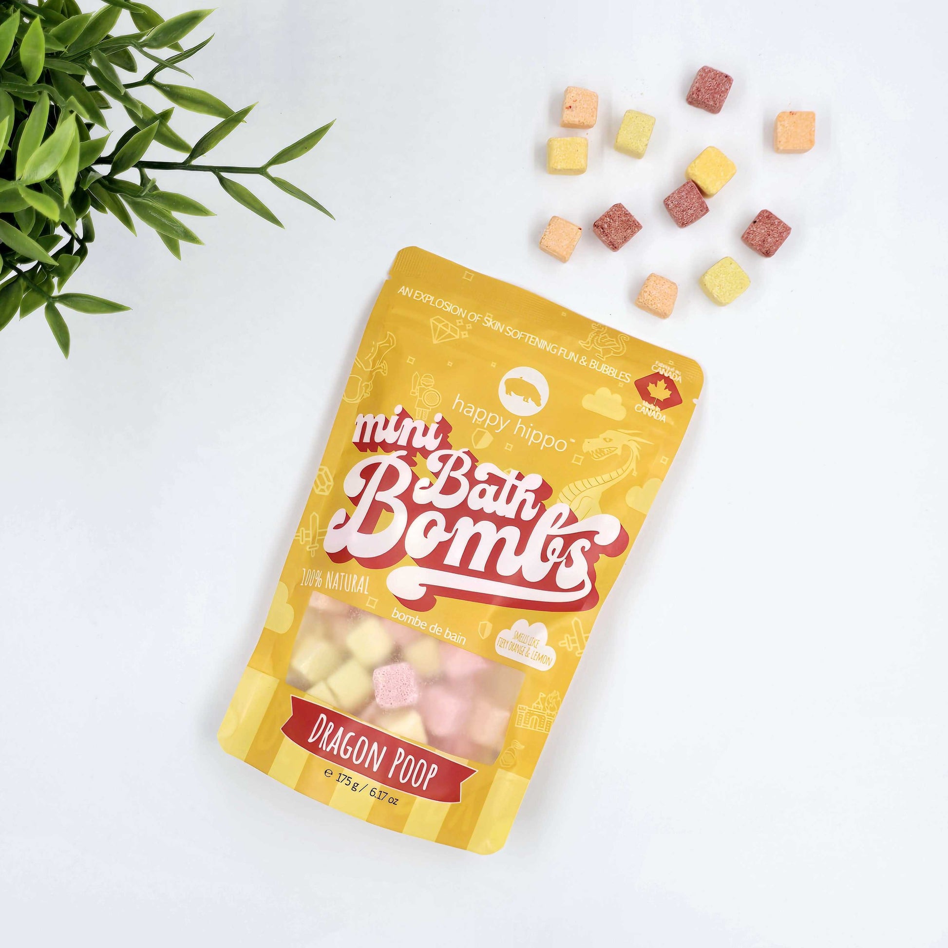 Mini bath bomb dragon pop 1