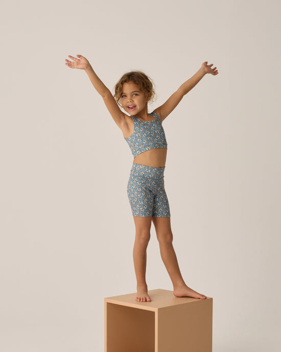 Rylee + Cru - Swift Sports Bra || Blue Floral