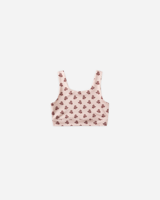 Rylee+ Cru - Swift Sports Bra Blush Fleur