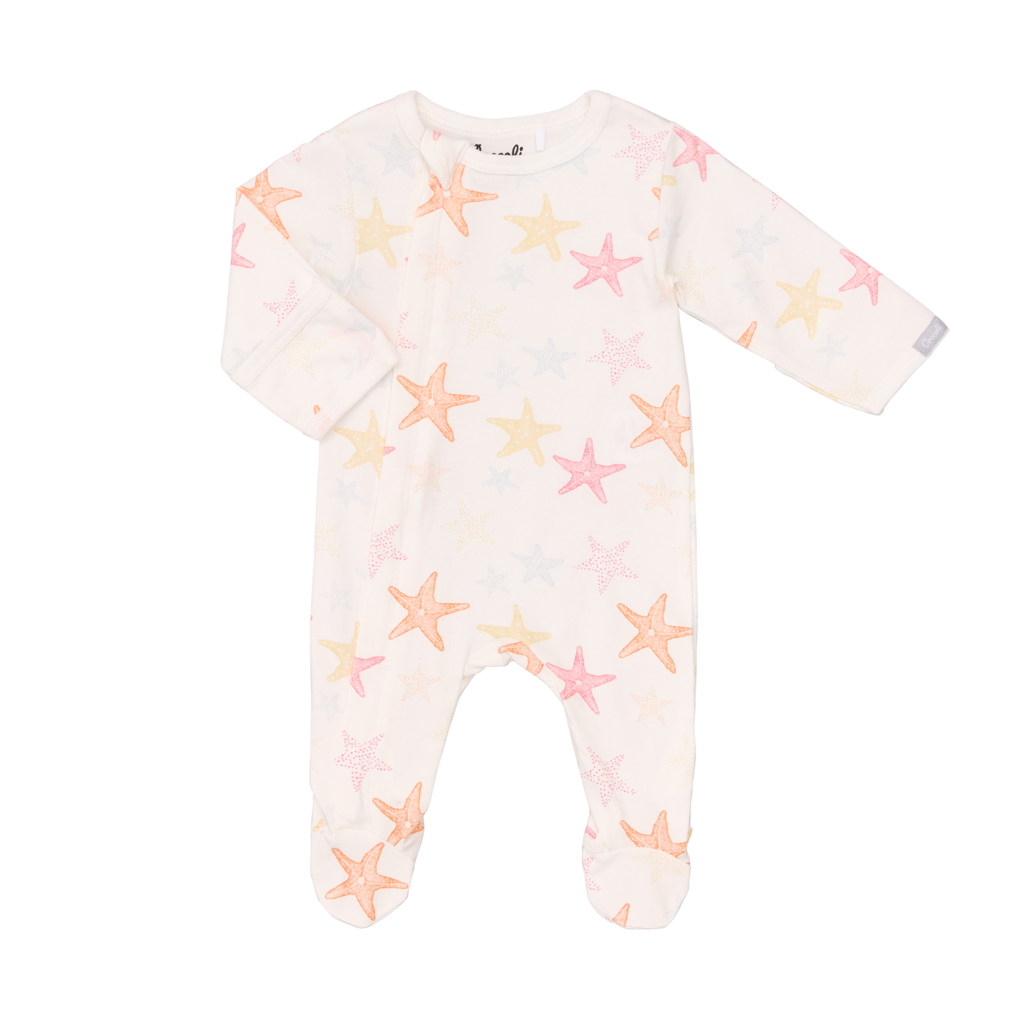 Coccoli - Long Sleeve Modal Zipper Footie - 1M