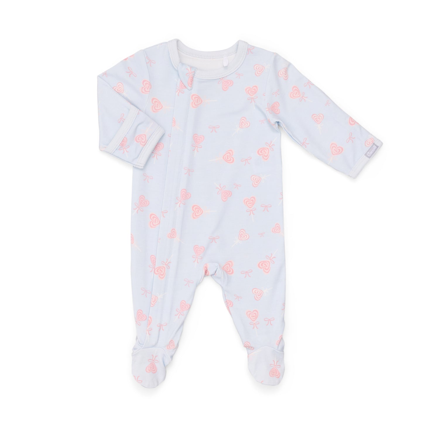 Coccoli - Long Sleeve Modal Zipper Footie - 1M