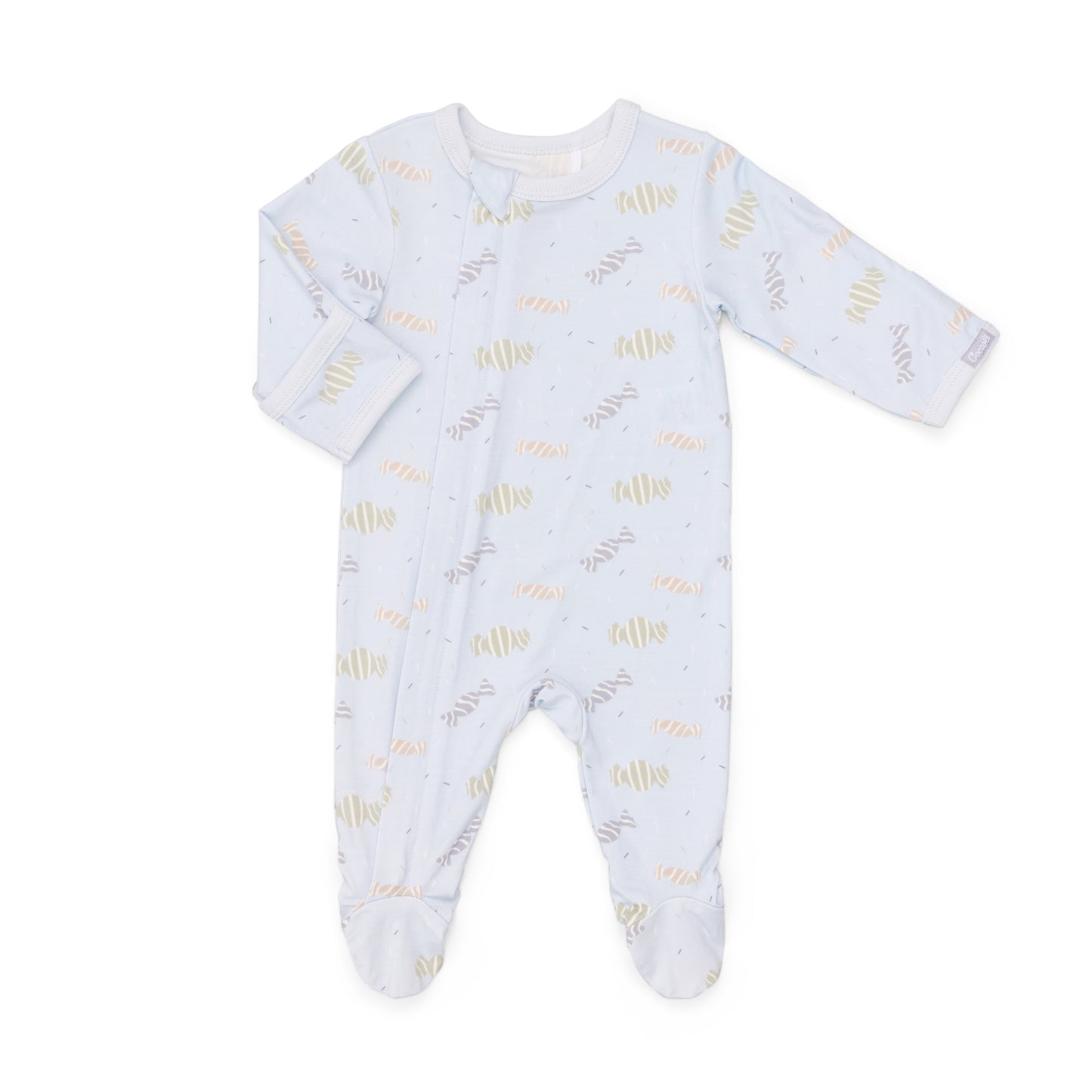 Coccoli - Long Sleeve Modal Zipper Footie - 1M