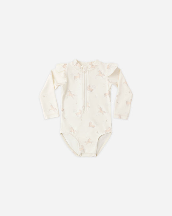 Quincy Mae - Byron Rashguard One-Piece Swimsuit