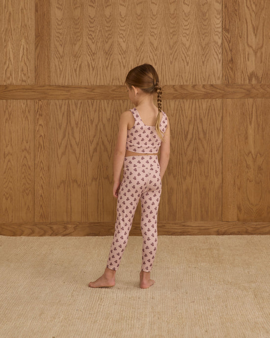 Rylee + Cru - Basic Legging - Blush Fleur