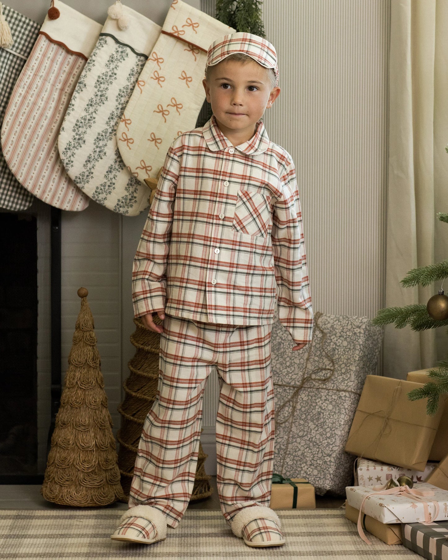 Rylee Cru - One Size Christmas Stocking - Ruby Bows