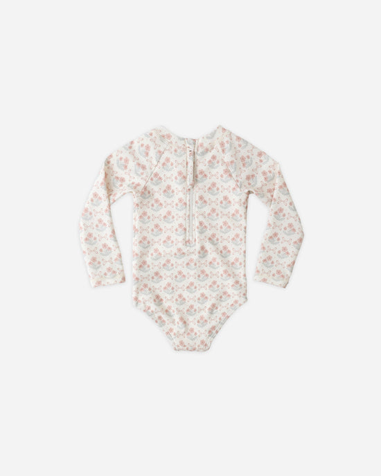 Rylee + Cru Delphine Rashguard One-Piece