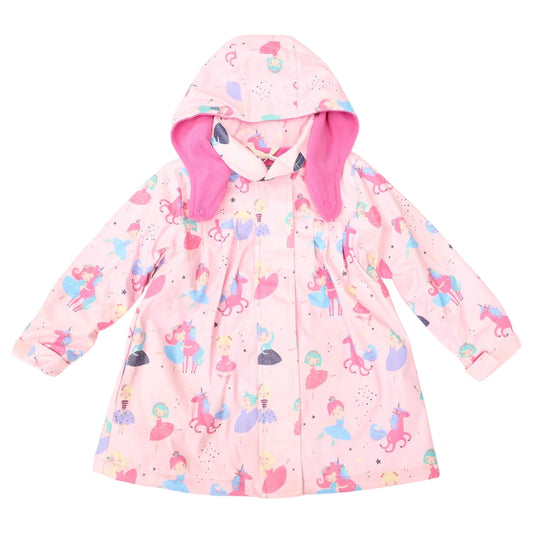 Korango Dancing Unicorn Raincoat Pink