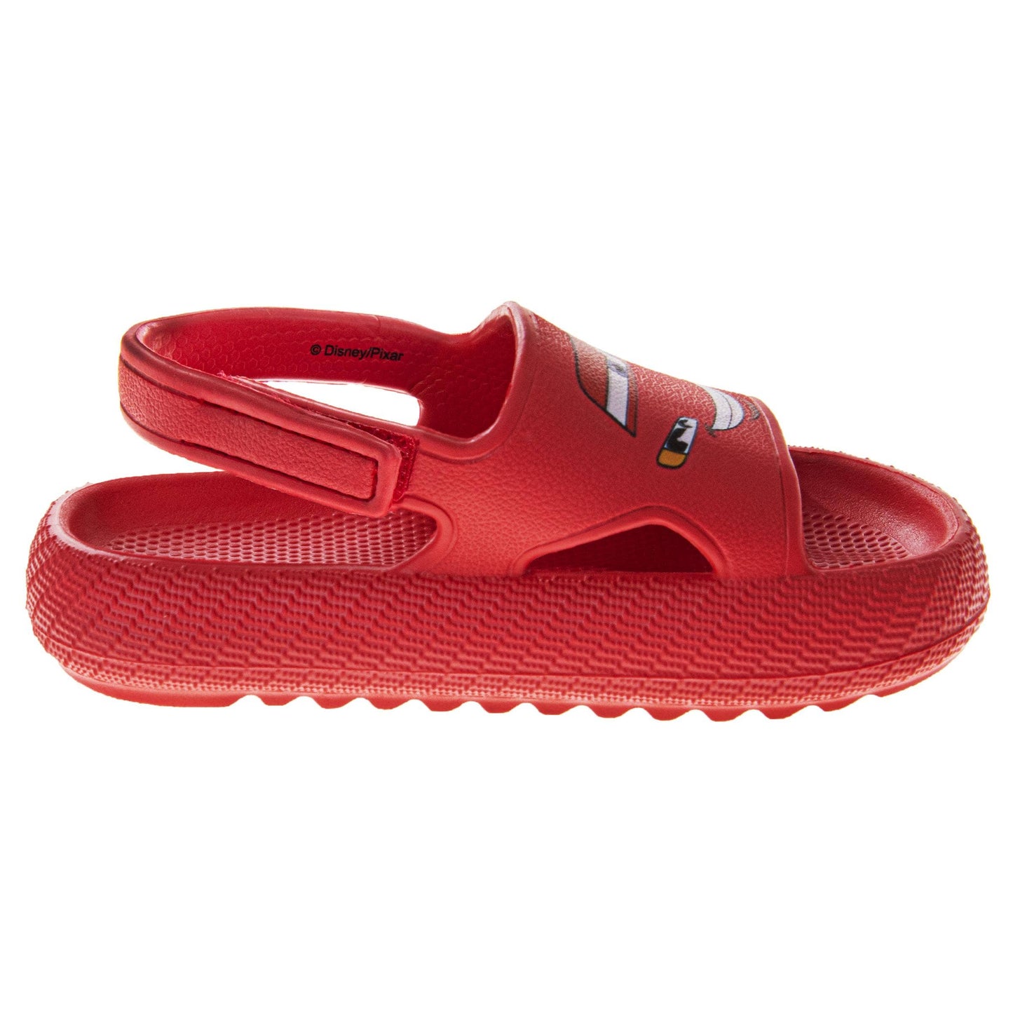 Red sandal with a white background 2