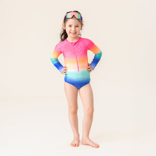 Nano Girls' One-Piece UV Swimsuit