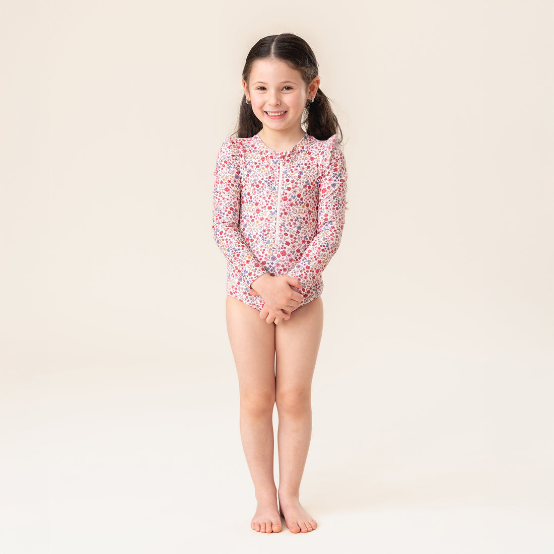 Nano Girls' One-Piece UV Swimsuit