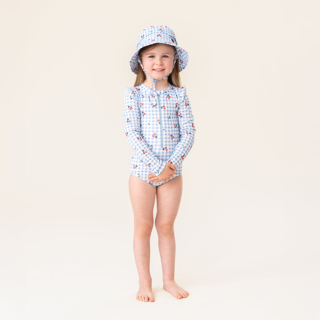 Nano Girls' One-Piece UV Swimsuit