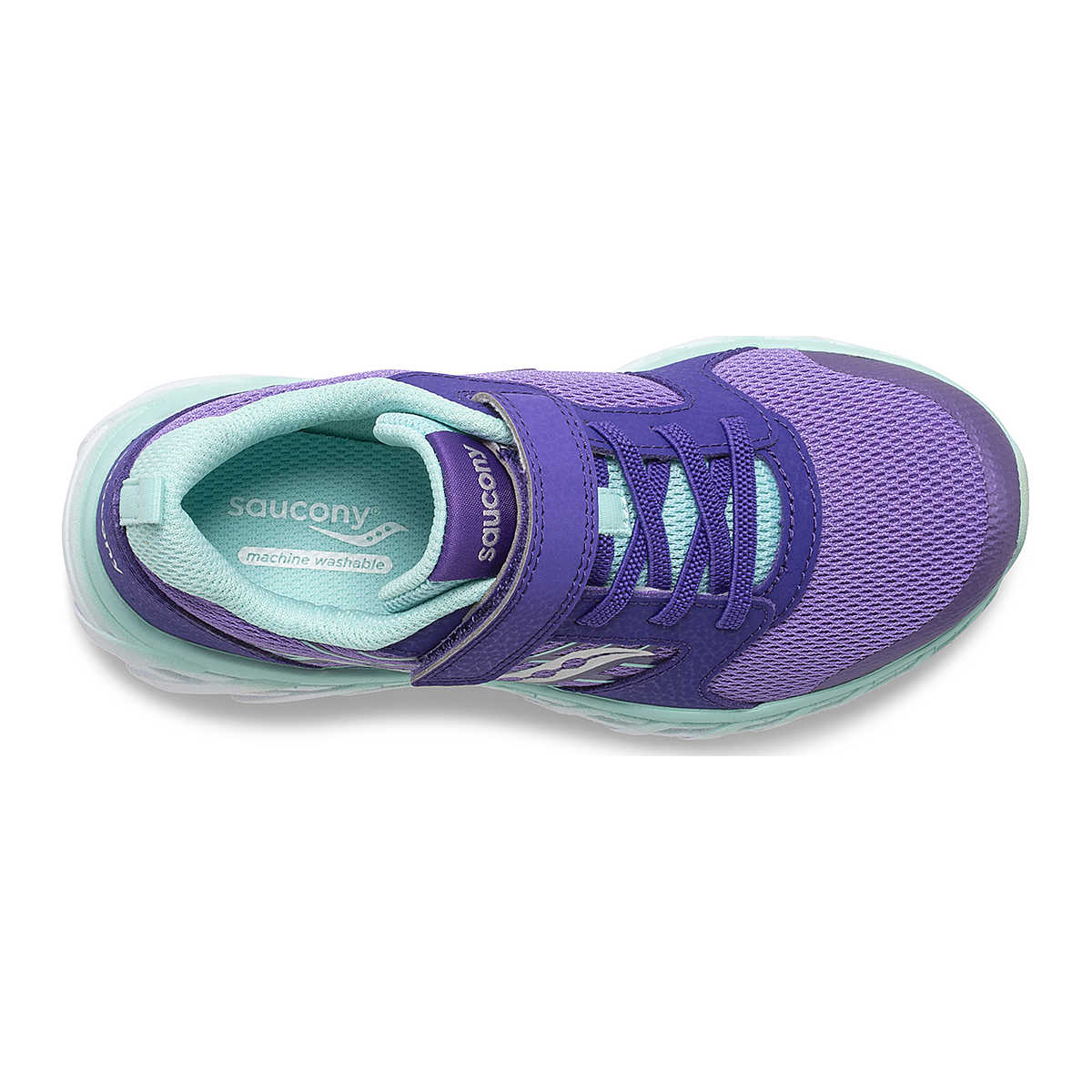 Saucony -Big Kid's Wind 2.0 A/C Sneaker - Purple
