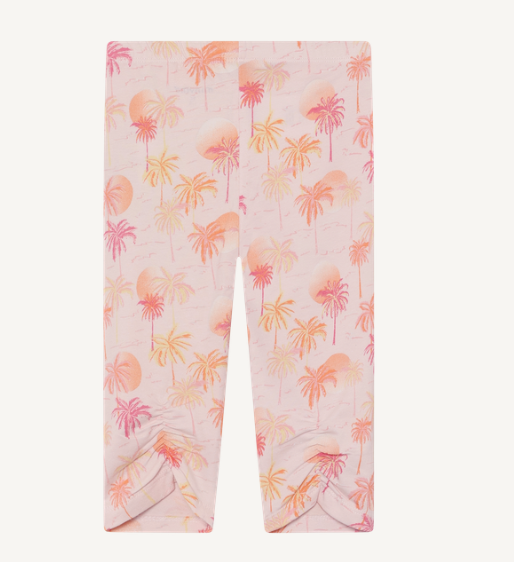 Minymo - Capri Length All-Over Print Leggings - 5Y