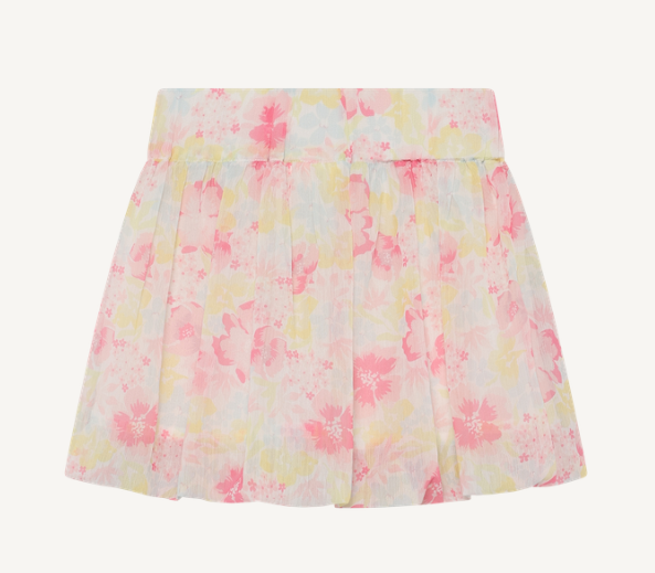 Minymo - All-Over Floral Bubble Skirt - 5Y