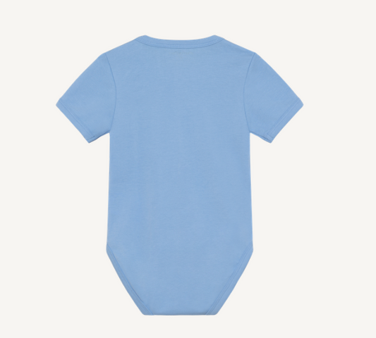Minymo - Let's Play Dolphin Short Sleeve Bodysuit