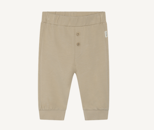 Minymo - Tufted Graphic Cotton Infant Joggers