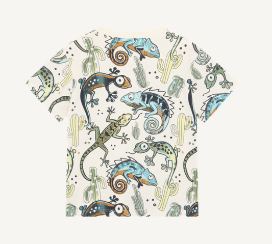 Minymo - All Over Print Chameleon T-Shirt