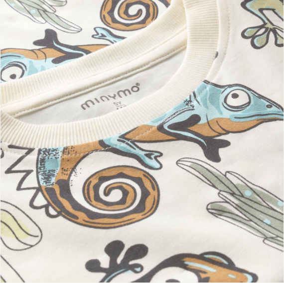 Minymo - All Over Print Chameleon T-Shirt