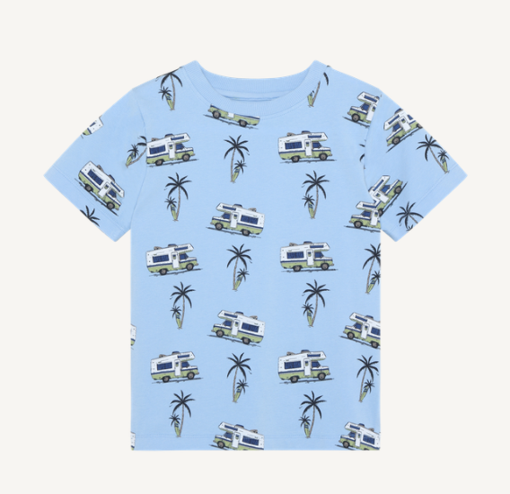 Minymo - All Over Print Camper Van T-Shirt