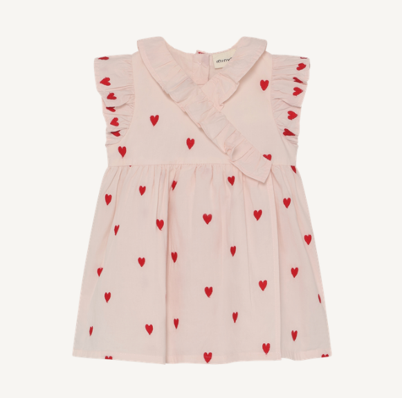 Minymo - Infant Ruffled Heart Dress