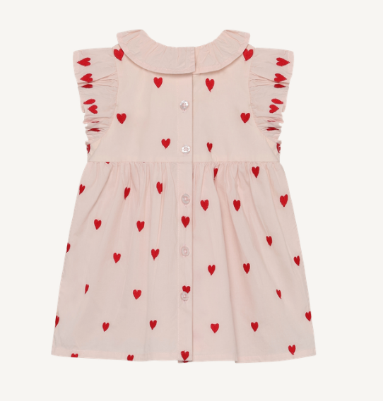 Minymo - Infant Ruffled Heart Dress