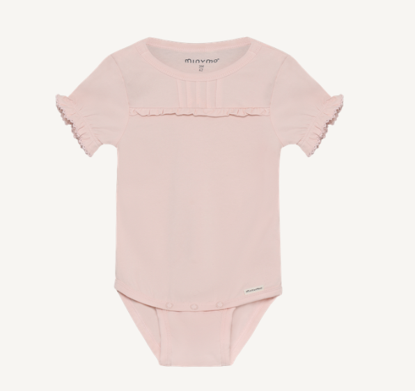 Minymo - Ruffled Short Sleeve Bodysuit