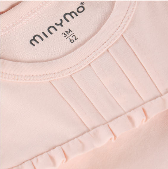 Minymo - Ruffled Short Sleeve Bodysuit