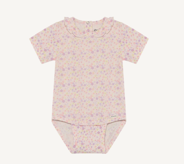 Minymo - All Over Print Floral Bodysuit