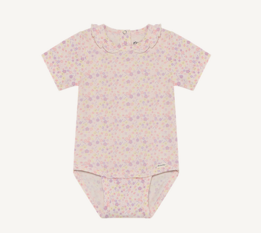 Minymo - All Over Print Floral Bodysuit
