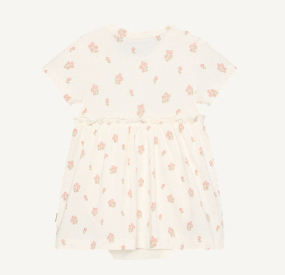Minymo - All Over Print Floral Dress Romper