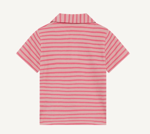 Minymo - Knit Stripped Polo - 5Y