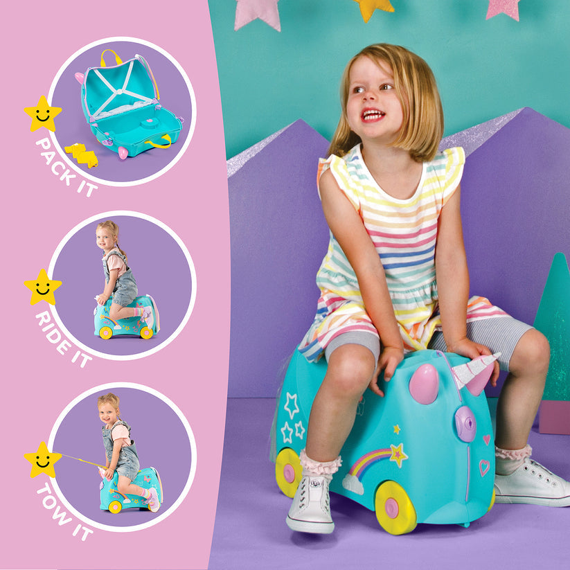 Trunki Ride-on Suitcase - Una Unicorn