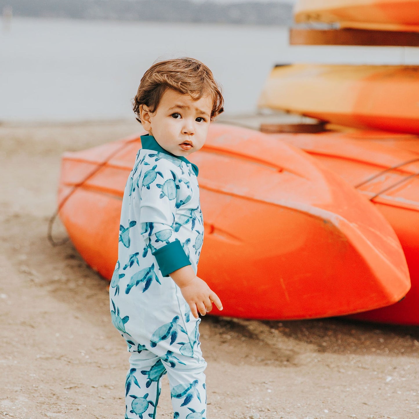 Honeysuckle Swim - Kids Full Body Sunsuit