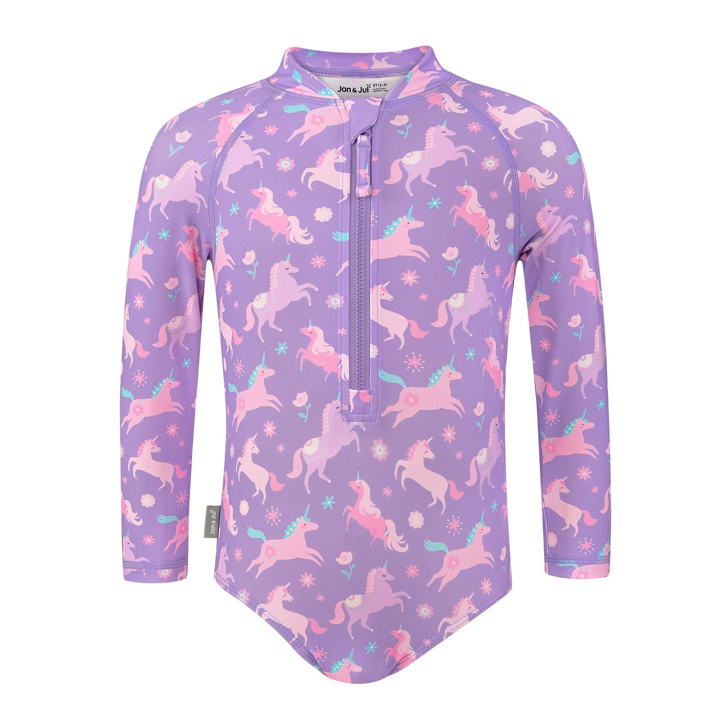 Jan & Jul - One Piece Long Sleeve Swimsuit